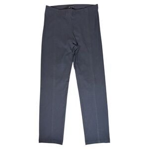 Franne Golde (GUC) Charcoal Pull-on Stretch Straight Leg Pants Size 16